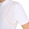 Tričko na preteky Polo Equestro, dámske, white/yellow