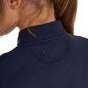 Tričko multifunkčné Training Polo Equestro, dievčenské, navy blazer