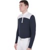 Tričko súťažné Polo Equestro, pánske, white/navy