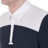 Tričko súťažné Polo Equestro, pánske, white/navy
