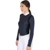 Tričko súťažné Jersey Equestro, dámske, navy