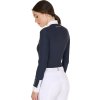 Tričko na preteky Cotton Equestro, dámske, navy