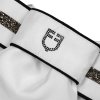 Plastrón drezúrny Impero Equestro, white/black