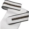 Plastrón drezúrny Impero Equestro, white/black