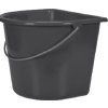 Vedro ploché HorseGuard, 15 l, čierne