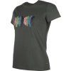 Tričko Mirror HKM, dámske, grey/green (Veľkosť L)