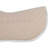 Dečka tlmiaca Memory Foam & Bamboo Acavallo, drezúrna, sand/white
