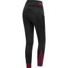 Legíny Noemi ELT, s gripom, black/velvet red (Veľkosť 140	)