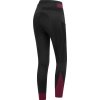 Legíny Noemi ELT, s gripom, vyšším pásom, black/velvet red