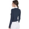 Tričko na preteky Mesh Equestro, dámske, navy blazer