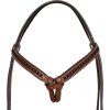 Uzdečka westenová X-stitch Futurity Pool's, chestnut
