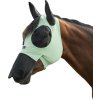 Maska proti hmyzu Elastic HKM, s ochranou uší a nozdier, jade green