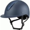 Prilba jazdecká s trblietkami Comfort Jewel USG, navy
