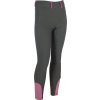 Legíny jazdecké Pony Dream II HKM, s gripom, detské, grey/green