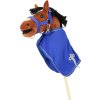 Deka fleecová pre Hobby horse QHP, cobalt blue