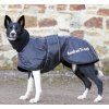 Deka pre psov Whippet Back on Track, čierna (Veľkosť XS)