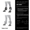 Gamaše zadné AirFlow Light Mesh Back on Track, pár, hnedé