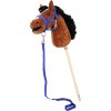 Set ohlávky s vodítkom pre Hobby horse QHP, cobalt blue