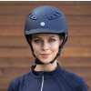 Prilba jazdecká EQ3 Lynx Back on Track, matná, navy blue
