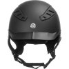 Prilba jazdecká EQ3 Lynx Back on Track, matná čierna