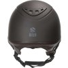Prilba jazdecká EQ3 Lynx Back on Track, matná, hnedá