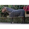 Krčný diel Rhino, stajňový, 200 g, black/grey/white check & grey