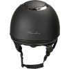 Prilba jazdecká EQ3 Pardus Back on Track, matná, čierna