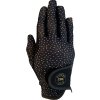 Rukavice jazdecké Juno RSL, detské, black/gold