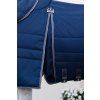 Deka stajňová Rambo Optimo Plus, 400 g, s krkom, navy/thunderstorm grey & silver (Dĺžka chrbta 115 cm)