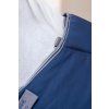 Deka stajňová Rambo Optimo Plus, 400 g, s krkom, navy/thunderstorm grey & silver (Dĺžka chrbta 115 cm)