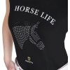 Tričko Horse Life EQUESTRO, dámske, čierne