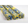 Kavalety mäkké HORSIMO, 3 ks, 2,2 m, 10x10 cm, yellow/blue