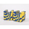 Stojan na kavalety Horse Mania, mini, 2 ks, 20x20x20 cm, yellow/blue
