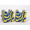 Stojan na kavalety Horse Mania, mini, 2 ks, 20x20x20 cm, yellow/blue