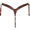 Poprsník westernový Flower Pool's, COB/FULL, hnedý