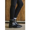 Podkolienky Compet Equithème, pár, black/grey