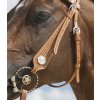 Uzdečka westernová Aurora Westride, FULL, chestnut
