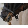 Ohlávka s maskou proti hmyzu Equithème, čierna