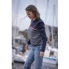 Sveter Maëlle Penelope, dámsky, navy/ecru/red