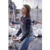 Sveter Maëlle Penelope, dámsky, navy/ecru/red