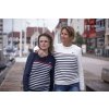 Sveter Maëlle Penelope, dámsky, navy/ecru/red