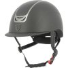 Prilba jazdecká Pepit Equithème, black/silver grey