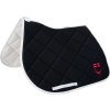 Dečka podsedlová GP Multilogo Equestro, skoková, black/white/fuchsia