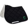 Dečka podsedlová GP Multilogo Equestro, skoková, black/white/patriot green