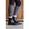 Podkolienky Compet Equithème, 2 páry, anthracite/light grey