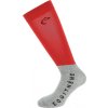Podkolienky Compet Equithème, 2 páry, red/light grey