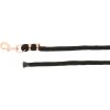 Vodítko Vague Norton, 2,2 m, black/rose gold
