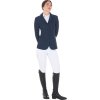 Sako na preteky Perforated Equestro, dámske, navy blazer
