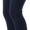 Legíny jazdecké Lola Equithème, s gripom na kolenách, dámske, navy