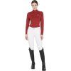 Tričko multifunkčné Base Layer Equestro, dámske, burgundy/white (Veľkosť 	L)